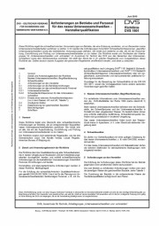 Anforderungen an Betriebe und Personal für das nasse Unterwasserschweißen - Herstellerqualifikation (DVS 1801)