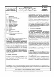 Welding of thermoplastics - Heated tool welding of pipes, piping parts and panels made of PVC-C (DVS 2207-13)