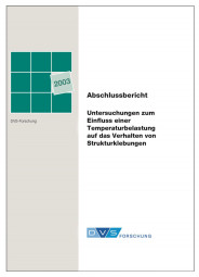 IGF-Nr.: 12.755N / Untersuchungen zum Einfluß einer Temperaturbelastung auf das Verhalten von Strukturklebungen