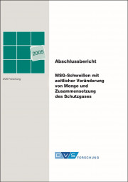 IGF-Nr.: 13.384B / MSG-Schweißen mit zeitlicher Veränderung von Menge und Zusammensetzung des Schutzgases