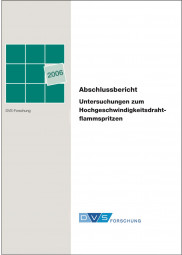 IGF-Nr.: 13.985B / Untersuchungen zum Hochgeschwindigkeitsdrahtflammspritzen