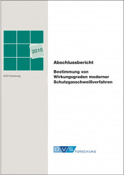 IGF-Nr.: 15.562B / Bestimmung von Wirkungsgraden moderner Schutzgasschweißverfahren