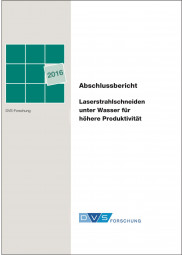 IGF-Nr.: 18.281N / Laserstrahlschneiden unter Wasser für höhere Produktivität