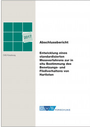 IGF-Nr.: 18.705B / Entwicklung eines standarisierten Messverfahrens zur in situ Bestimmung des Benetzungs- und Fließverhaltens von Hartloten