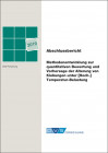 IGF-Nr.: 18.879N / Methodenentwicklung zur quantitativen Bewertung und Vorhersage der Alterung von Klebungen unter [Hoch-] Temperatur-Belastung